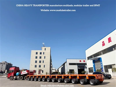 THP 24 Axle Lines Modular Trailer Pošiljanje v Kuvajt
